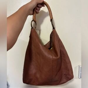 Brown leather Lucky purse